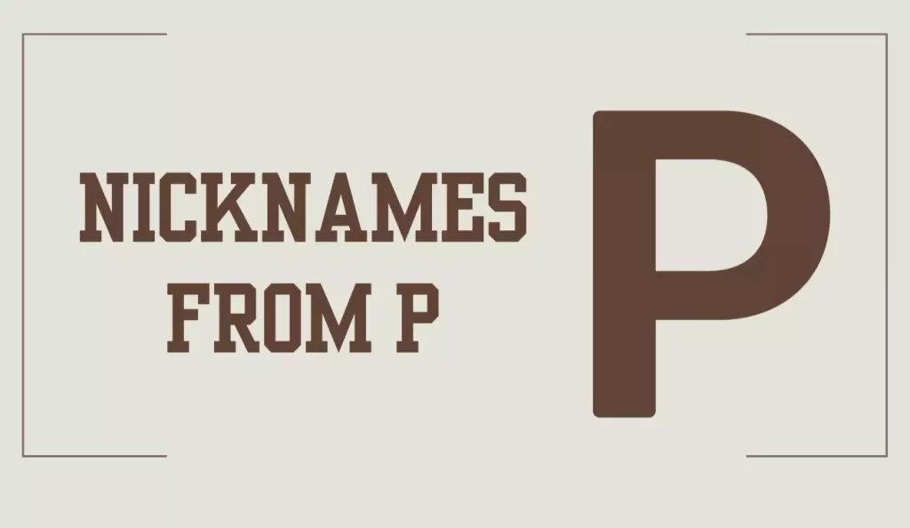 nickname from p
