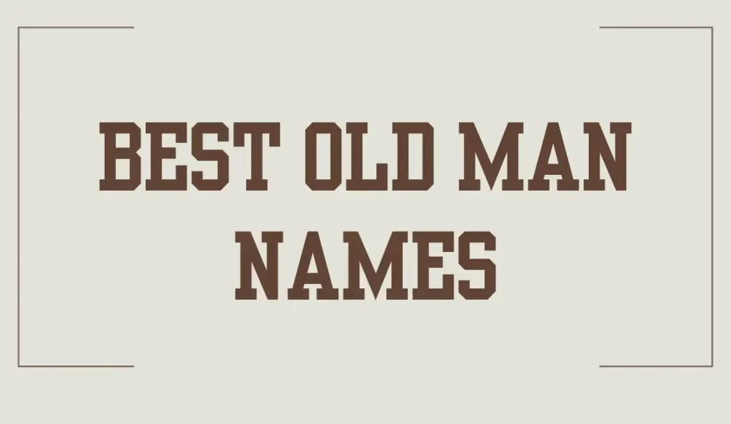 old man names