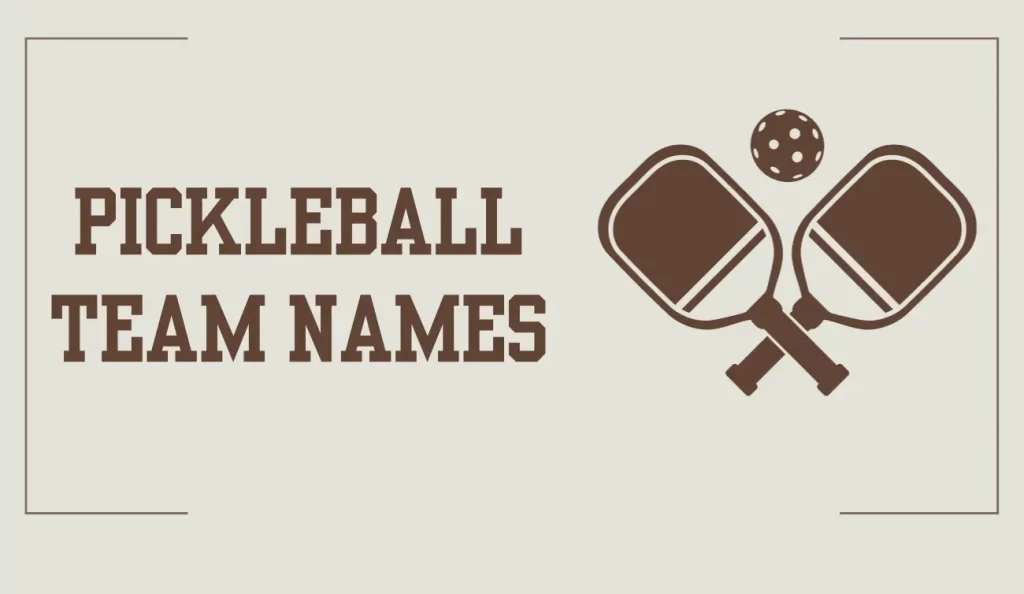 pickleball team names