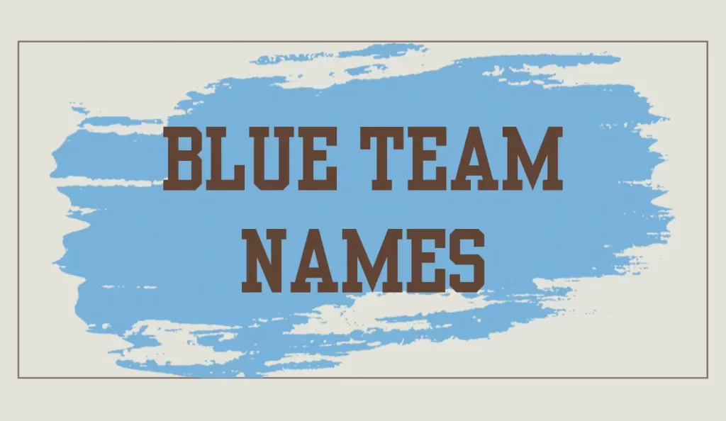 blue team names