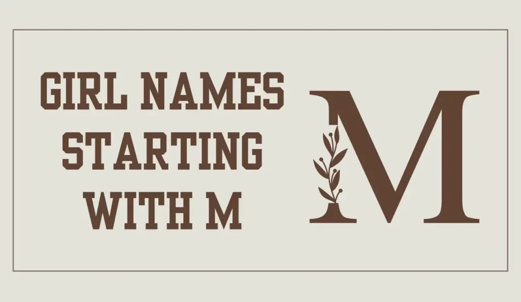 girl names starting with m