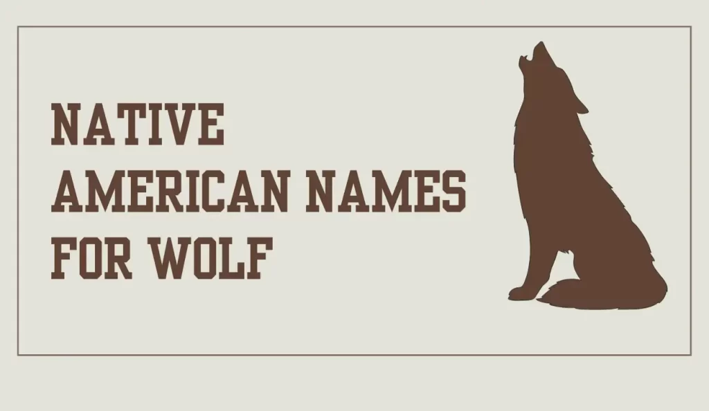 native american names for wolf