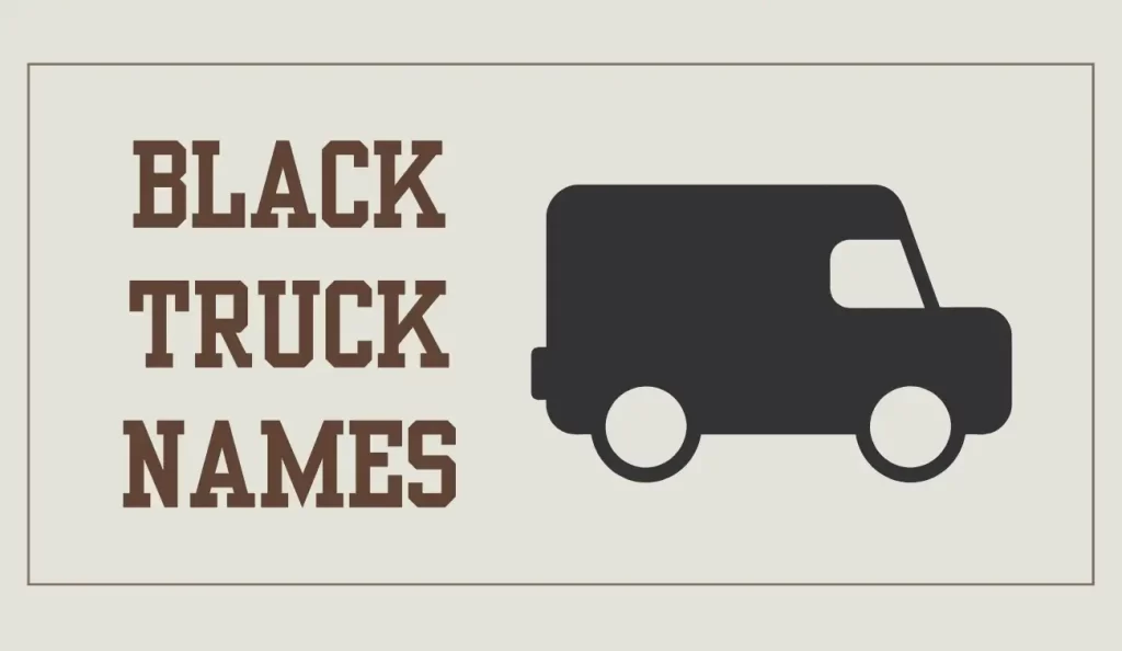 black truck names