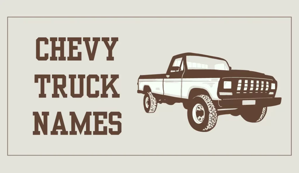 chevy truck names