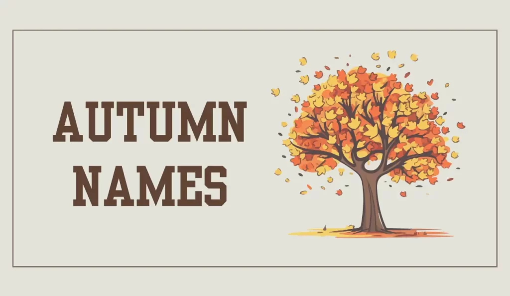 autumn names