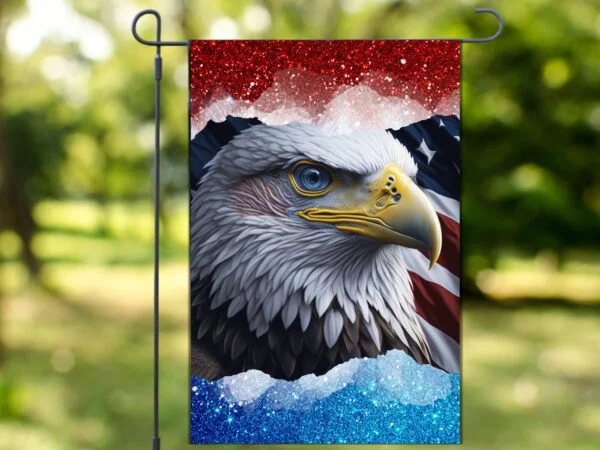 summer garden flags American Eagle