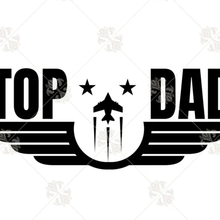 Top Dad Shirt PNG and SVG Files