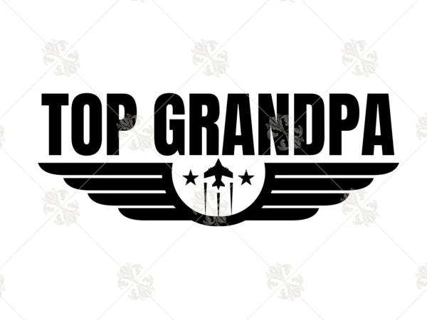 Top Grandpa SVG and PNG Sublimation Designs